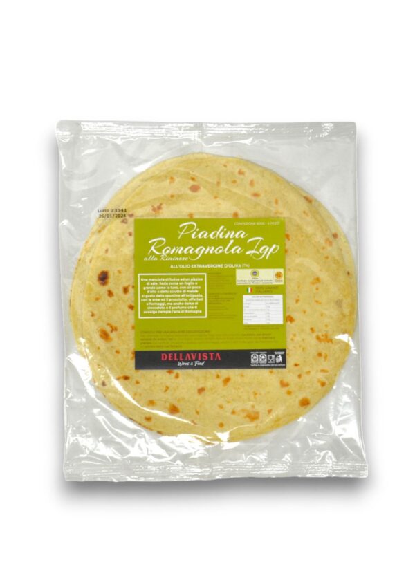 Piadina Romagnola all’Olio evo